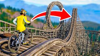 INSANE MOUNTAIN BIKE ROLLER COASTER! (Mavrix)
