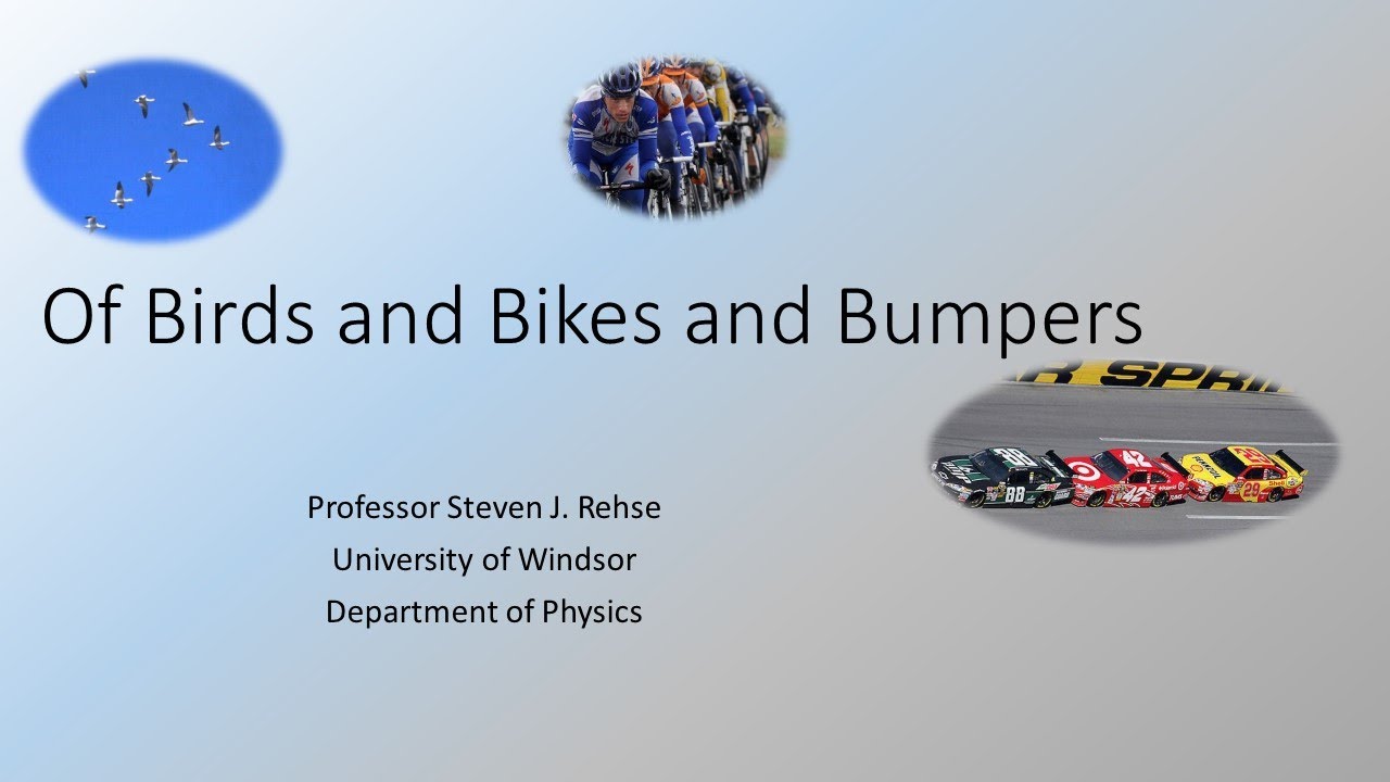 Professor Steve Rehse Talk Aerodynamics
