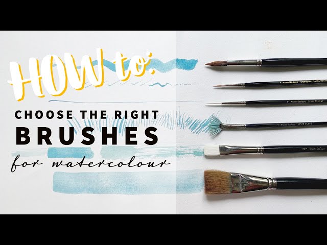 We've Found the Best Synthetic Watercolor Brushes for Beginners –