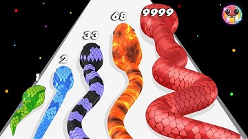 ⭐Satisfying Mobile Game - Snake Run Race, Hight Heels, Join Blob Clash 3D, Shoot The Crowd...