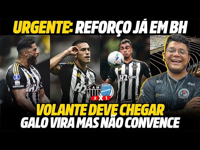 URGENTE: REFORÇO JÁ EM BH • VOLANTE DEVE CHEGAR • GALO VIRA MAS NÃO CONVENCE | CAFÉ COM GEVES