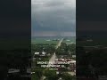 Drone spots tornado in Dwight, Illinois