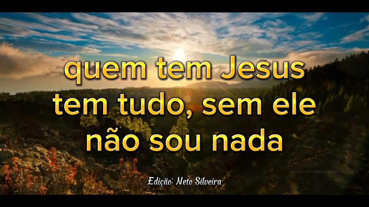 Preciso de Jesus, Eliezer Cândido - Playback Legendado