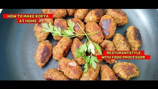 kofta kebab has never been so EASY and DELICIOUS /home made but RESTAURANT TASTE 👌