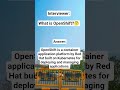 opensshift interview questions 🤔#openshift #devops #docker #devops #kubernetes #argocd #interview