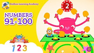 Endless Learning Academy : Numbers 91-100 |Boopanpankids
