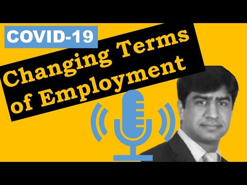 वीडियो: एक रोजगार अनुबंध की शर्तों को बदलना