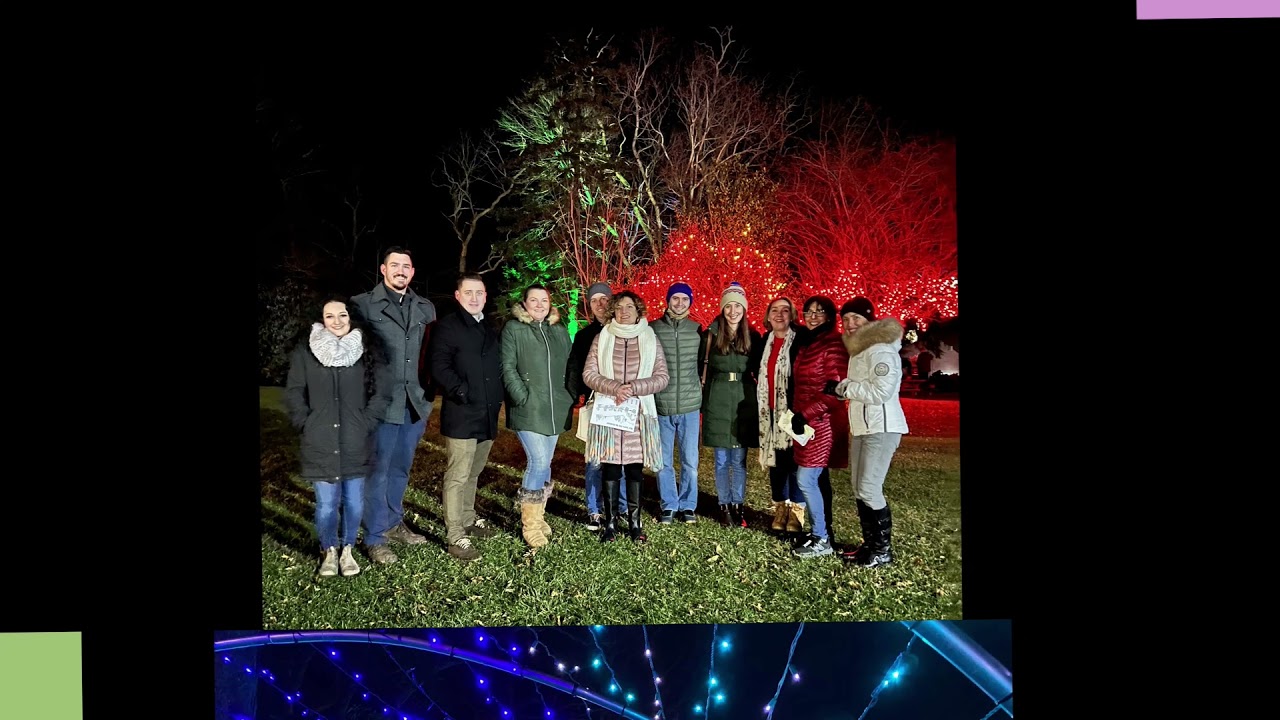 Lisa Parenteau Team Holiday Gathering at Gardens Aglow!