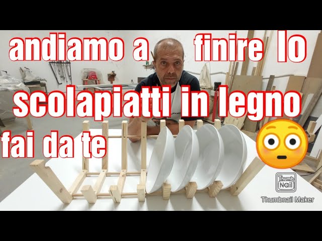 Come Creare un Portapiatti in Legno Fai Da Te in 7 Passi