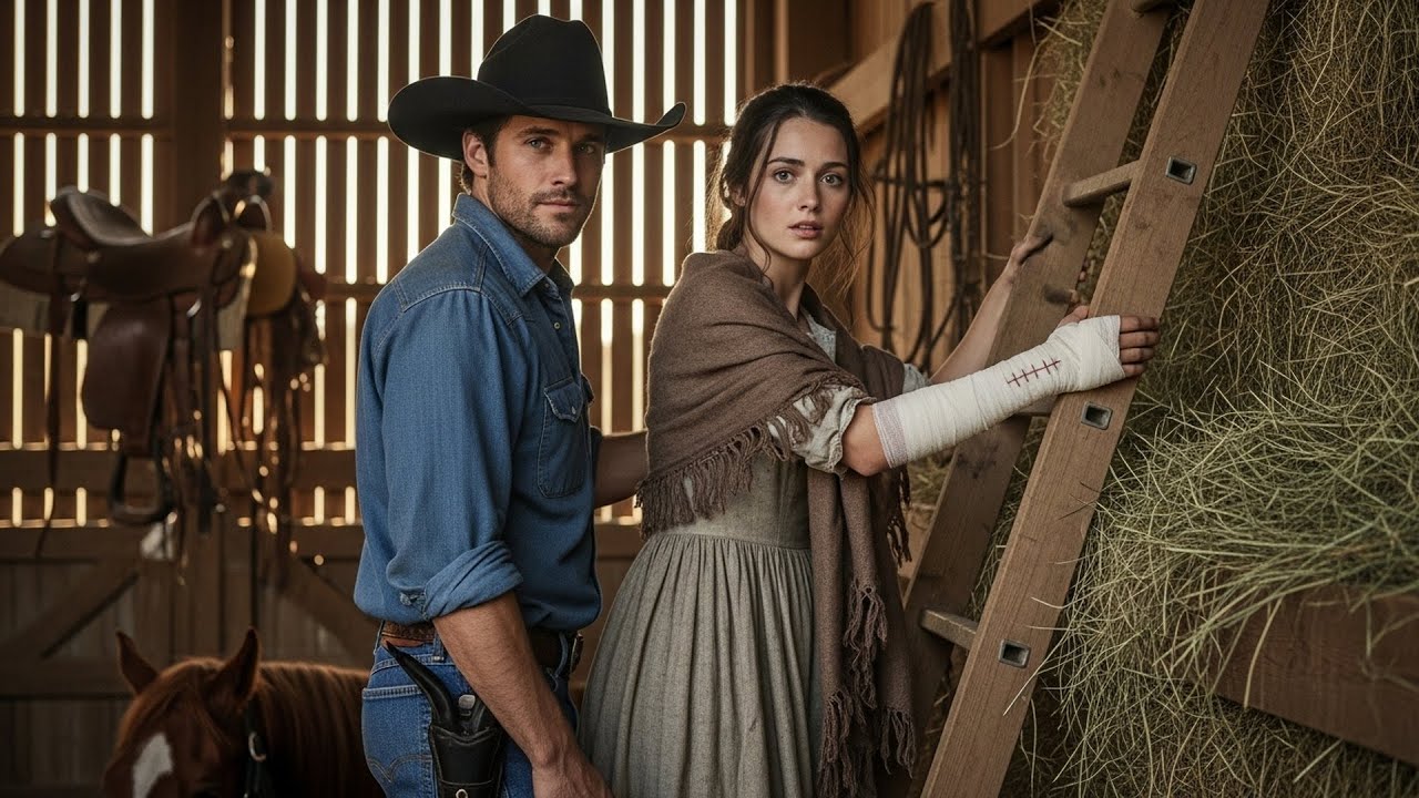 The Cowboy Found Her Hiding In His Barn, Said "You Can Run From Them ...