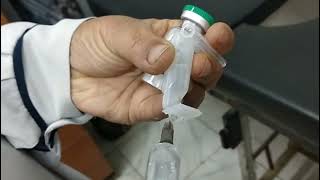 حقنة فلوموكس عضل لخراج الأسنان .باختبار الحساسية💉💉