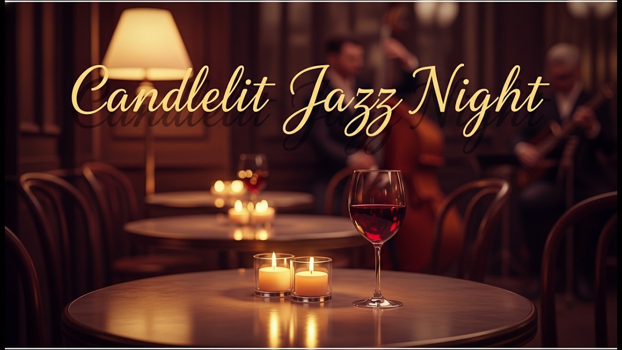 Smooth Late Night Coffee Jazz Music with Rain Sounds and City Light Ambience 24/7
