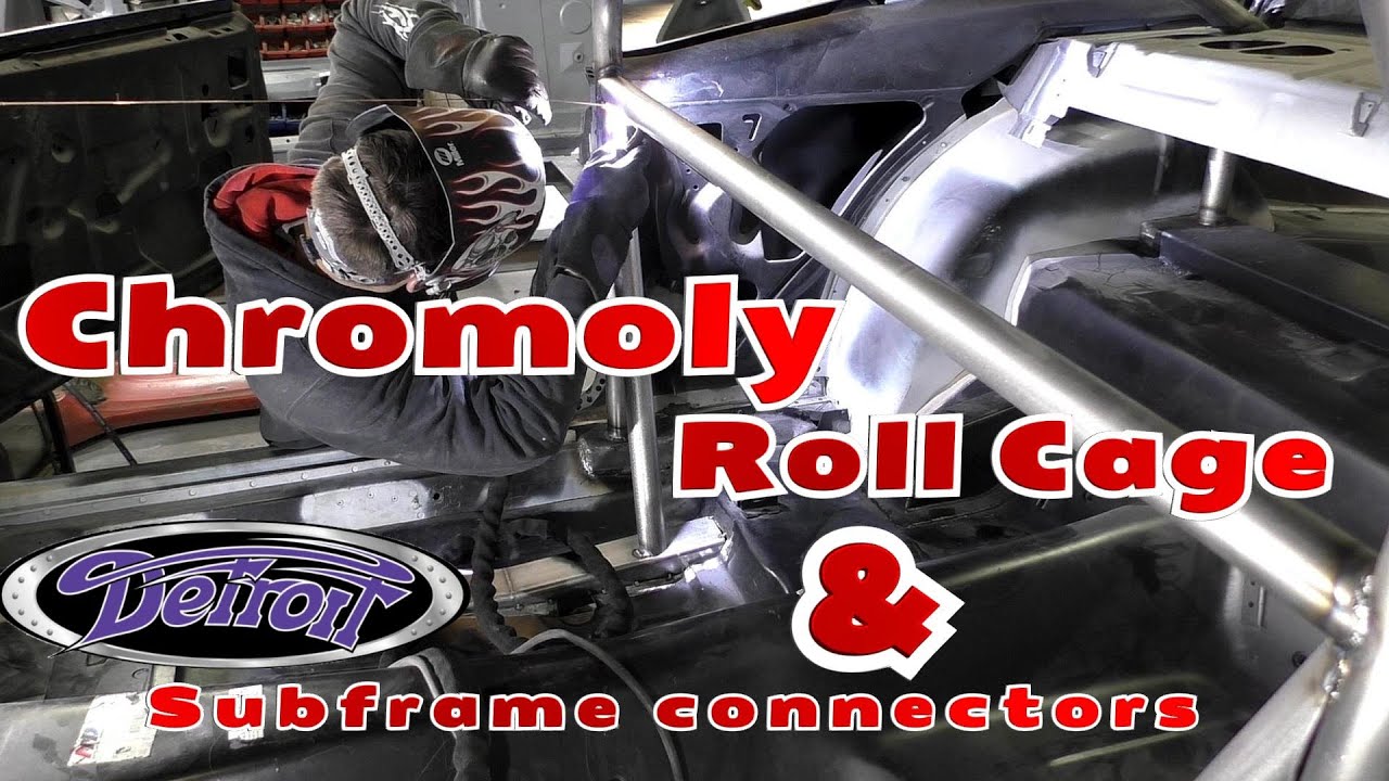 Chromoly Roll cage & Detroit Speed subframe connectors fbody 69