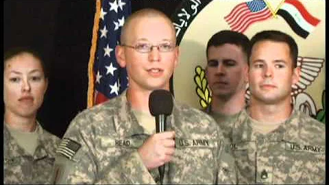 WATCH SSGT Jeff Pool, 2LT Casey Nugent, 1LT Jennif...