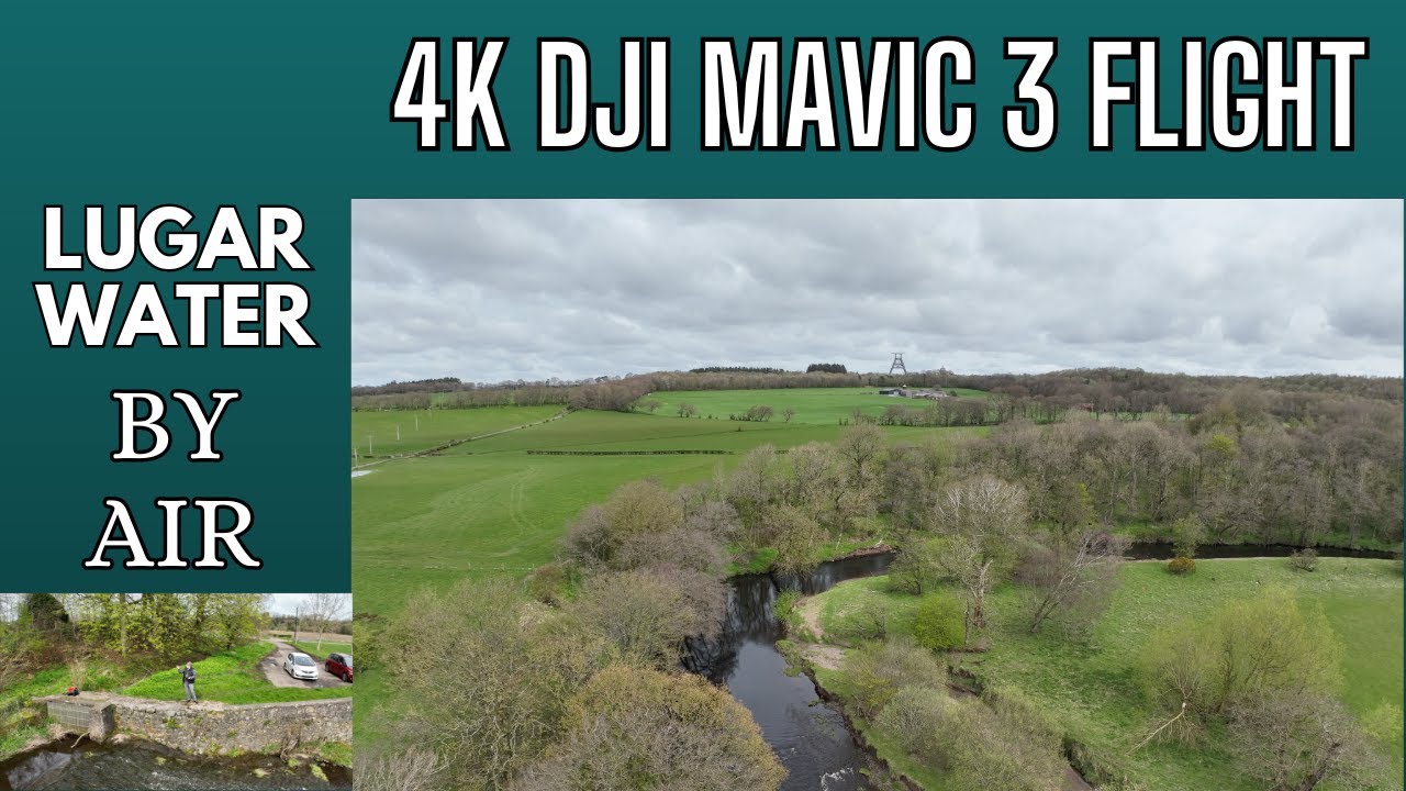 4K DJI Mavic 3 Flight Along the Lugar Water (River Lugar)