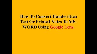 How to convert handwritten text or printed notes to text in mobile screenshot 5