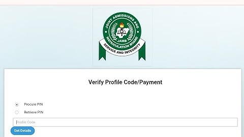 How to generate JAMB profile code & ePin