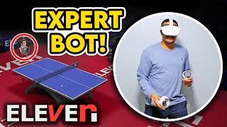 Playing VR Ping Pong on the HARDEST Difficulty! | Eleven Table Tennis