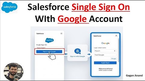 Salesforce Single Sign On WIth Google Account