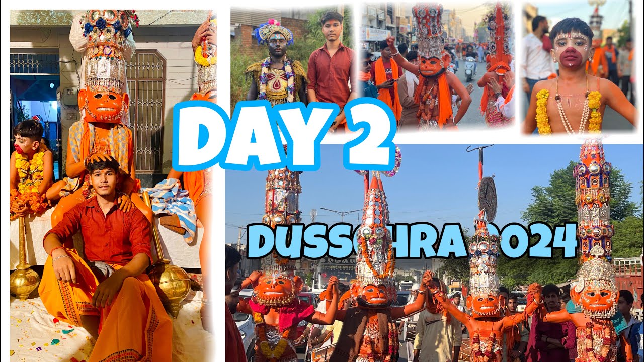 Dussehra Day-2 Hanuman Ji ke Sath | Hoshiarpur Dussehra 2024 | ​⁠