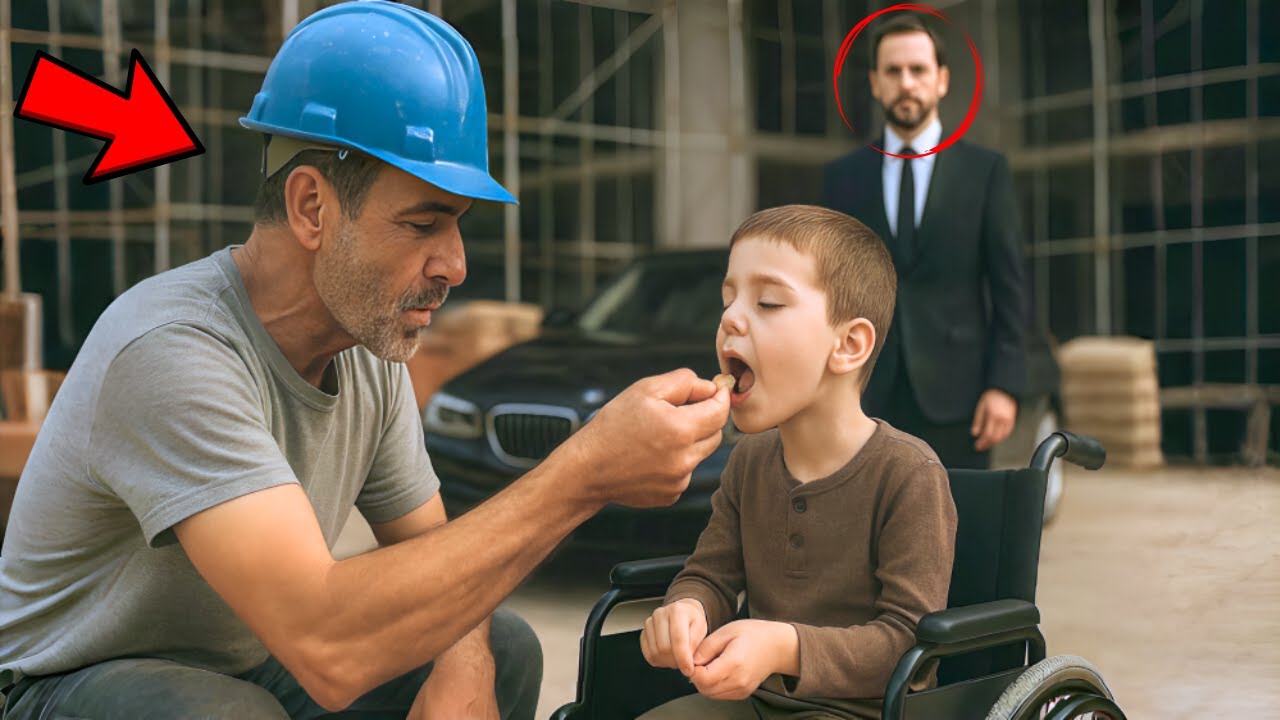 PEDREIRO ALIMENTA CRIANÇA DEFICIENTE SEM IMAGINAR QUE É FILHO DE UM MILIONÁRIO