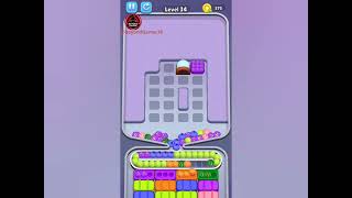 Fruit Flow Color Sort Level 34 Gameplay & Solution