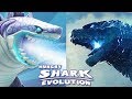 Hungry Shark Evolution - All Sharks In Real Life (Sharkjira)