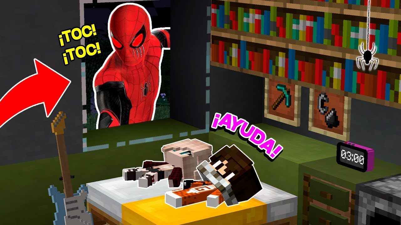 LA VENGANZA DE SPIDER-MAN LEJOS DE CASA.EXE A LAS 3 AM EN MINECRAFT camera iphone 8 plus apk
