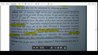 KTU DOM Module 3 / Balancing of rotating masses part 3