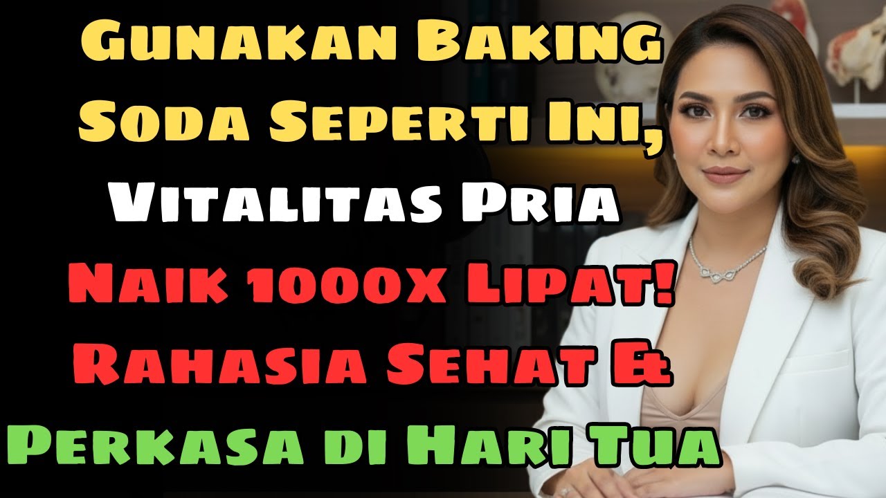 Gunakan Baking Soda Seperti Ini, Vitalitas Pria Naik 1000x Lipat!Rahasia Sehat & Perkasa di Hari Tua