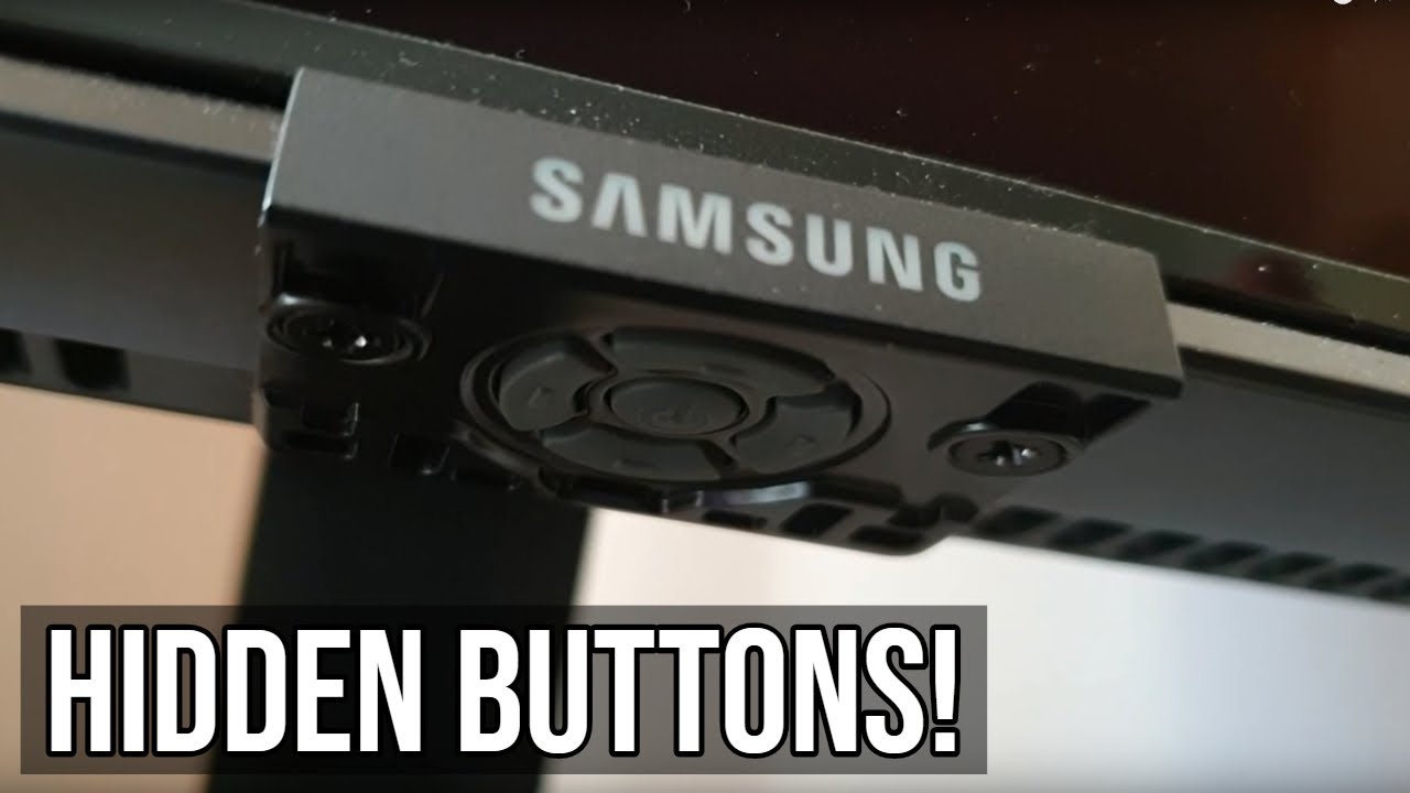 Hidden Tv Buttons On The Samsung Q9fn Youtube