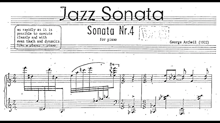 George Antheil - Jazz Sonata (Hamelin) (1922)