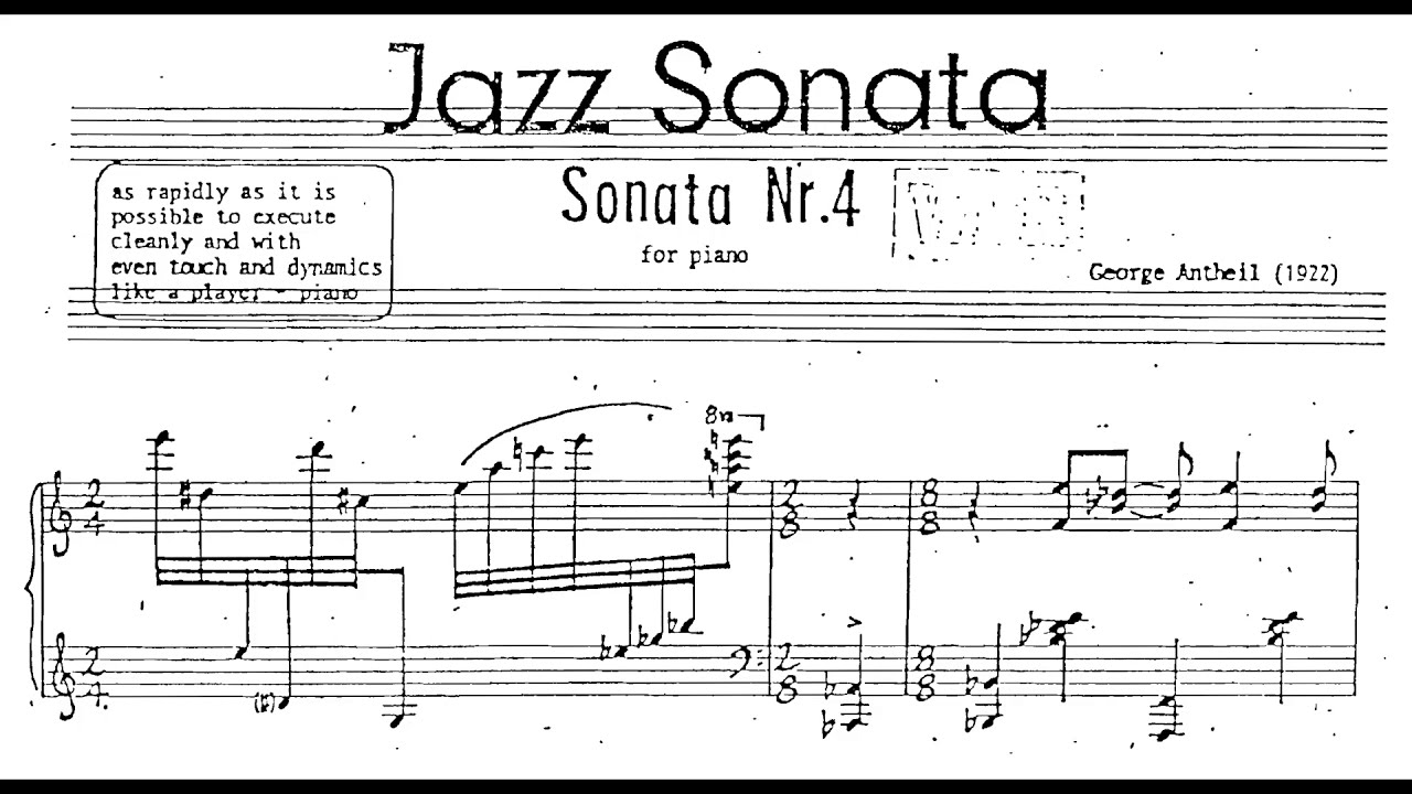George Antheil - Jazz Sonata (Hamelin) (1922)