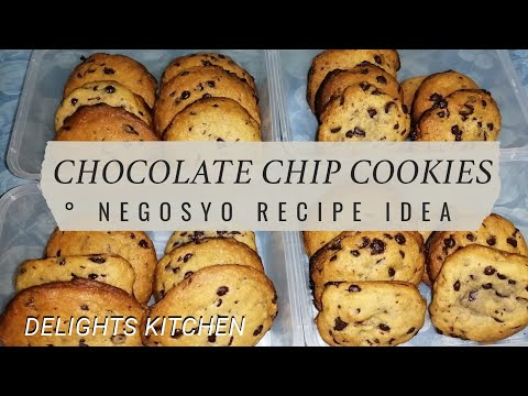 Chocolate Chips Cookies | Negosyo recipe ideas | delights kitchen