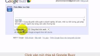 Chia sẻ Sen Việt trên Google Buzz