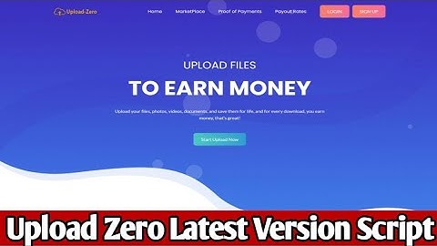 Create File uploader website || Upload Zero Pay Per Download Script Download | Latest version script