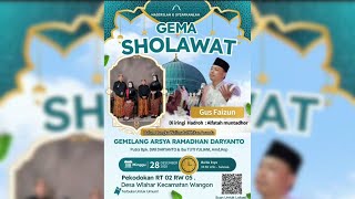 🔴LIVE | GEMA SHOLAWAT WALIMATUL KHITAN ANANDA GEMILANG ARSYA RAMADHAN D. BERSAMA GUS AKHMAD FAIZUN