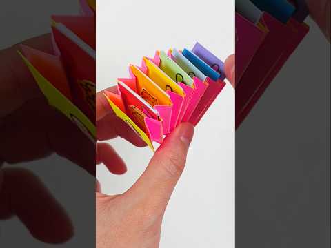 🌈무지개 미니노트 만들기 #rainbow #shorts #diy #craft #paperdiy