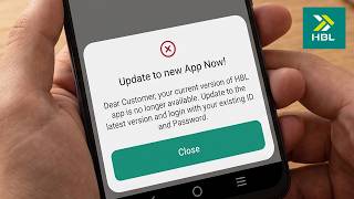 HBL Mobile App Update Problem | Dear Customer Your Current Version Of HBL App Is No Longer Available screenshot 3
