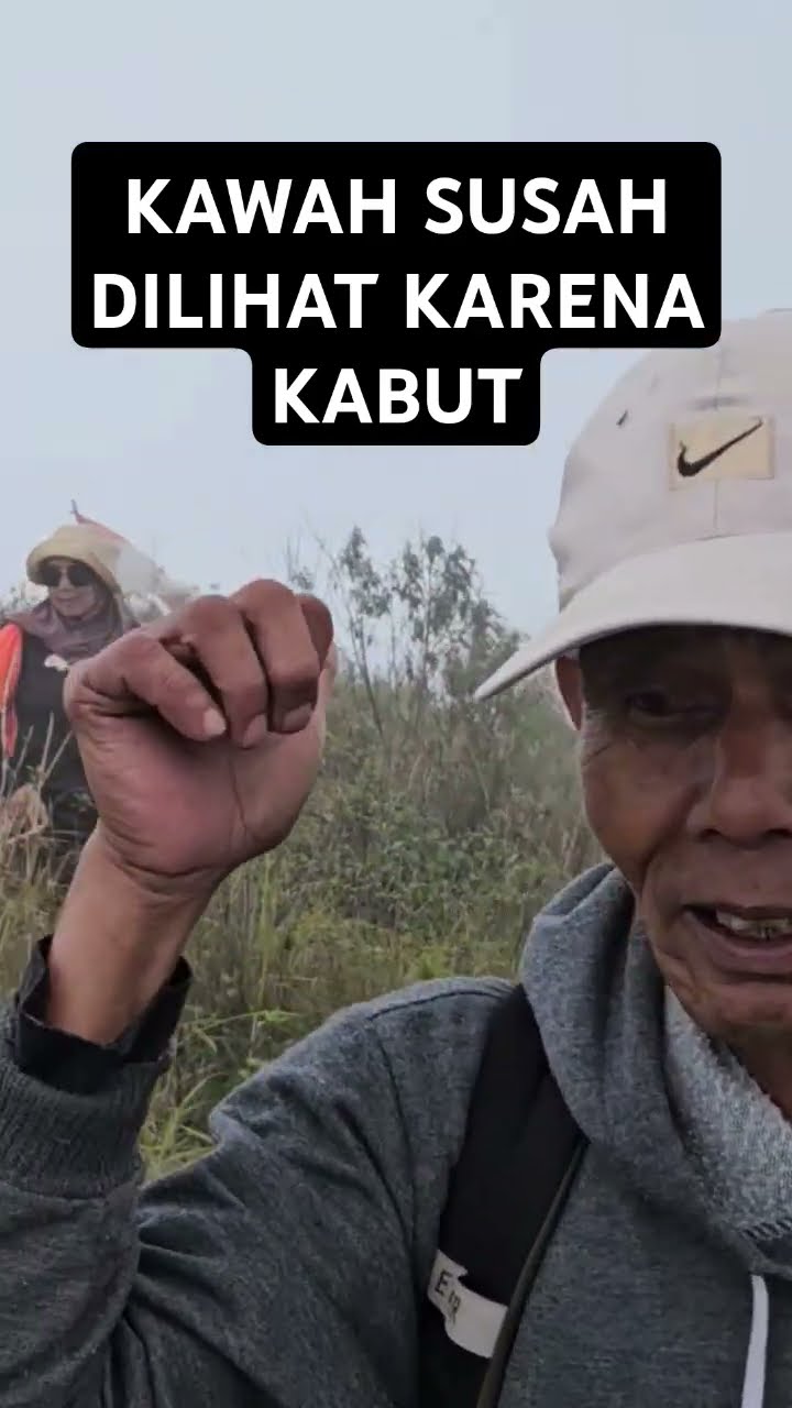 Kawah Gn Guntur Tertutup Kabut