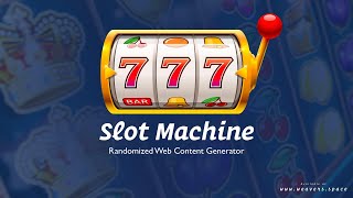 Slot Machine 4 Overview