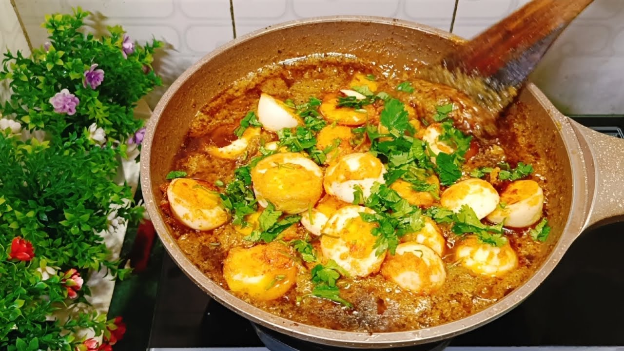 Anda Tikka masala 😋 | aasan aur majedar hariyali Anda Tikka | Egg Recipe | Indian recipe 