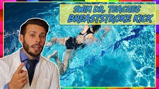 Adult Beginner: How to do Breast-stroke Kick in 4 EASY steps!!!