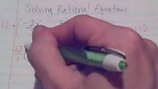 Rational Equations Part 1 of 4