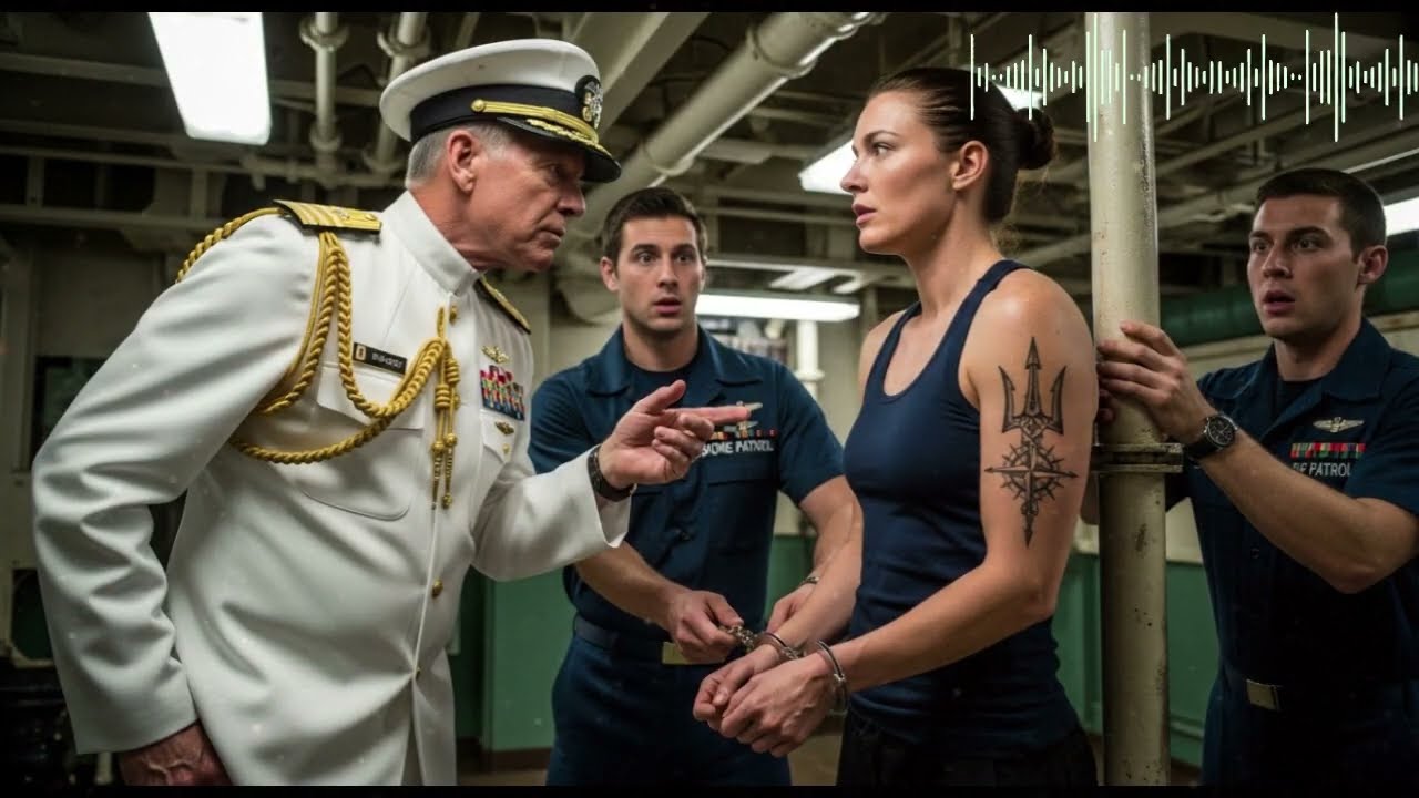 They Handcuffed Her Until an Admiral Said “Release Her  That Tattoo’s Not for Pretenders” Navy SEAl