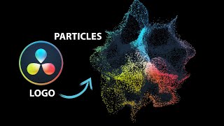 LOGO Animation - Turn your Logo into Particles - Davinci Resolve Fusion Tutorial