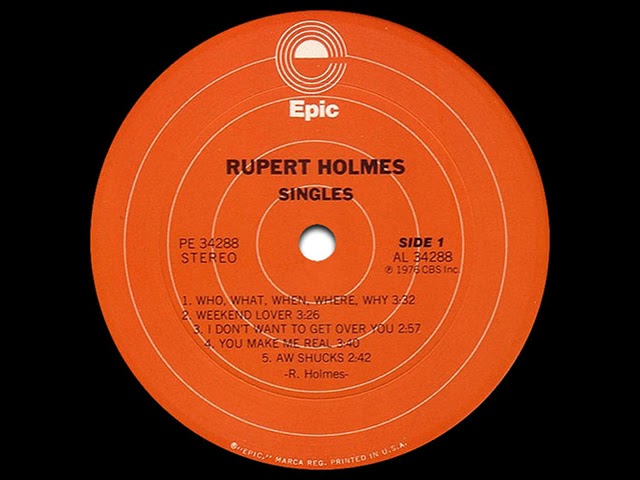 Rupert Holmes - Weekend Lover - YouTube