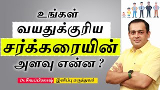 HbA1c Target for Diabetes | உங்கள்  வயதுக்குரிய சர்க்கரையின் அளவு என்ன? Dr. Sivaprakash