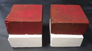 Super Red Chefmaster Dyed Chalk Blocks I Super Crispy | Plain PNP Chalk | ASMR I Oddly Satisfying