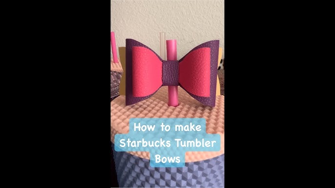 Straw Topper Christmas, Starbucks Bow Straw Topper, Bows for